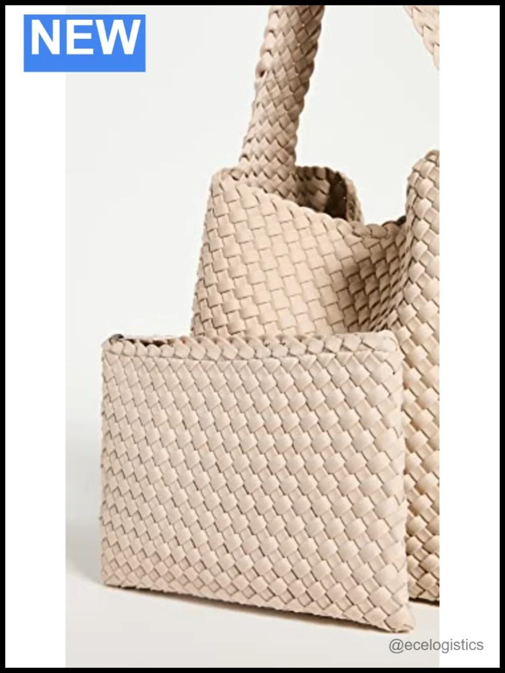 Woven Neoprene Hobo Bag with Zip Pouch